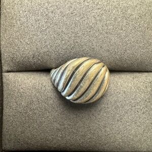 David Yurman silver pinky ring